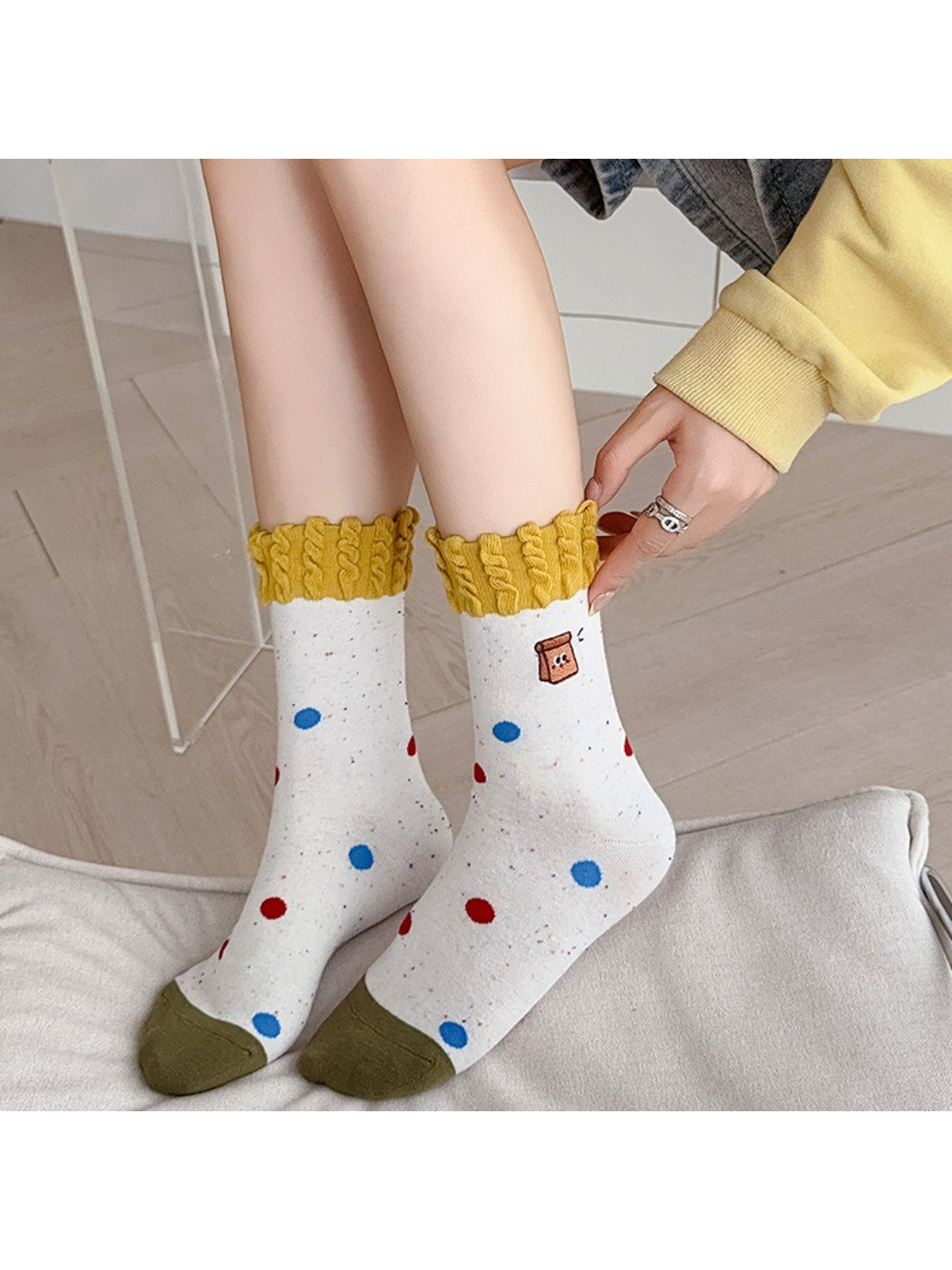 Rufia - Playful Cartoon Crew Socks product image 5