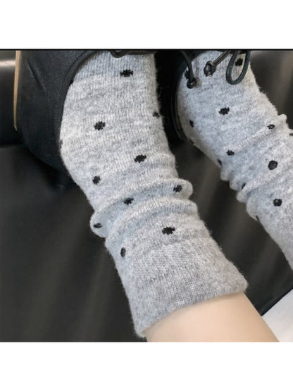 Rufia - Mini Dot Soft Knit Crew Socks