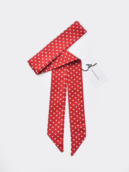 Scarvii - Polka Dot Skinny Scarf