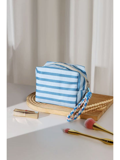 Cosbai - Classic Stripe Cosmetic Bag