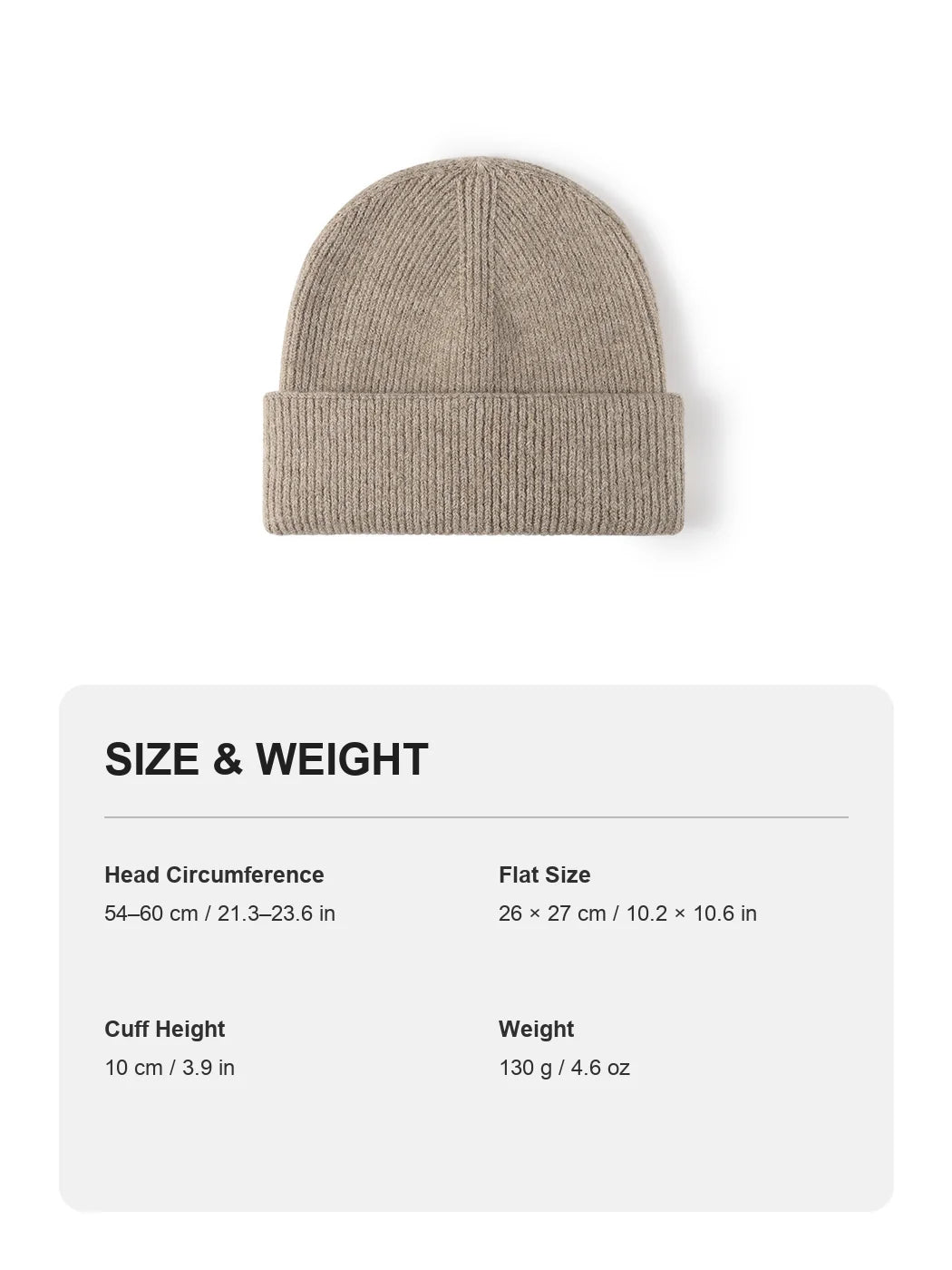 Haila - Knit Double-Cuff Beanie