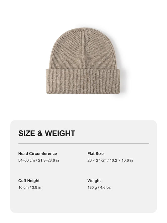 Haila - Knit Double-Cuff Beanie