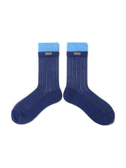 Rufia - Dopamine Summer Mesh Colorblock Ankle Socks