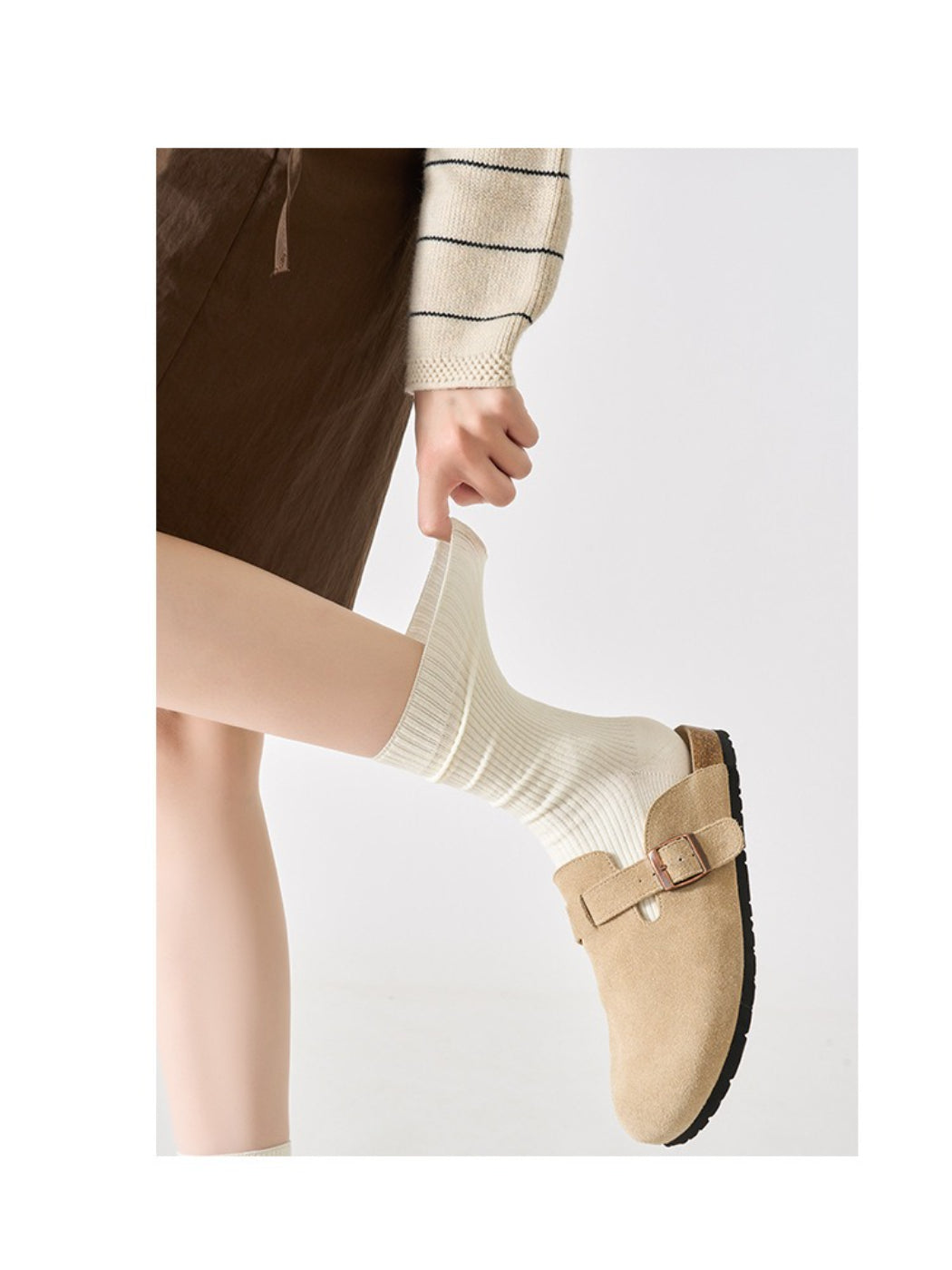 Rufia - Solid Ribbed Crew Socks product image 11
