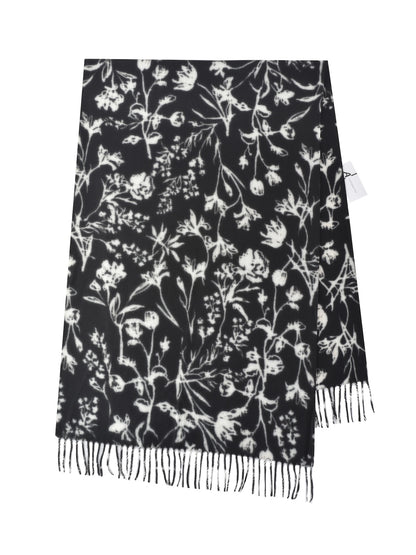 Scarvii - Floral Fringe Winter Scarf
