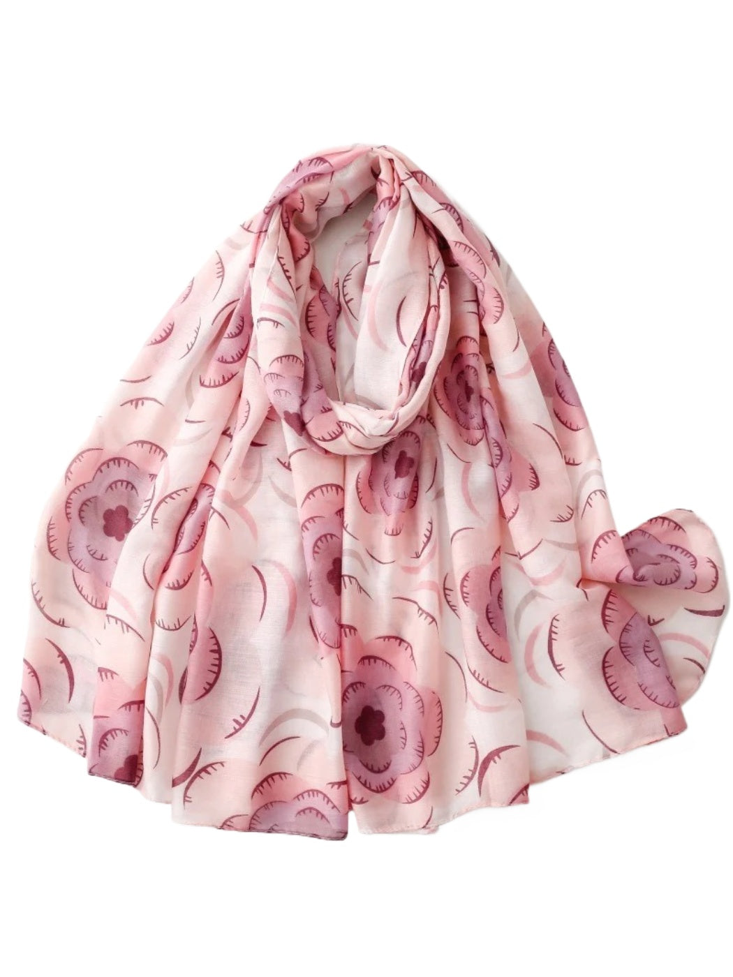 Scarvii - Abstract Bloom Lightweight Wrap Scarf