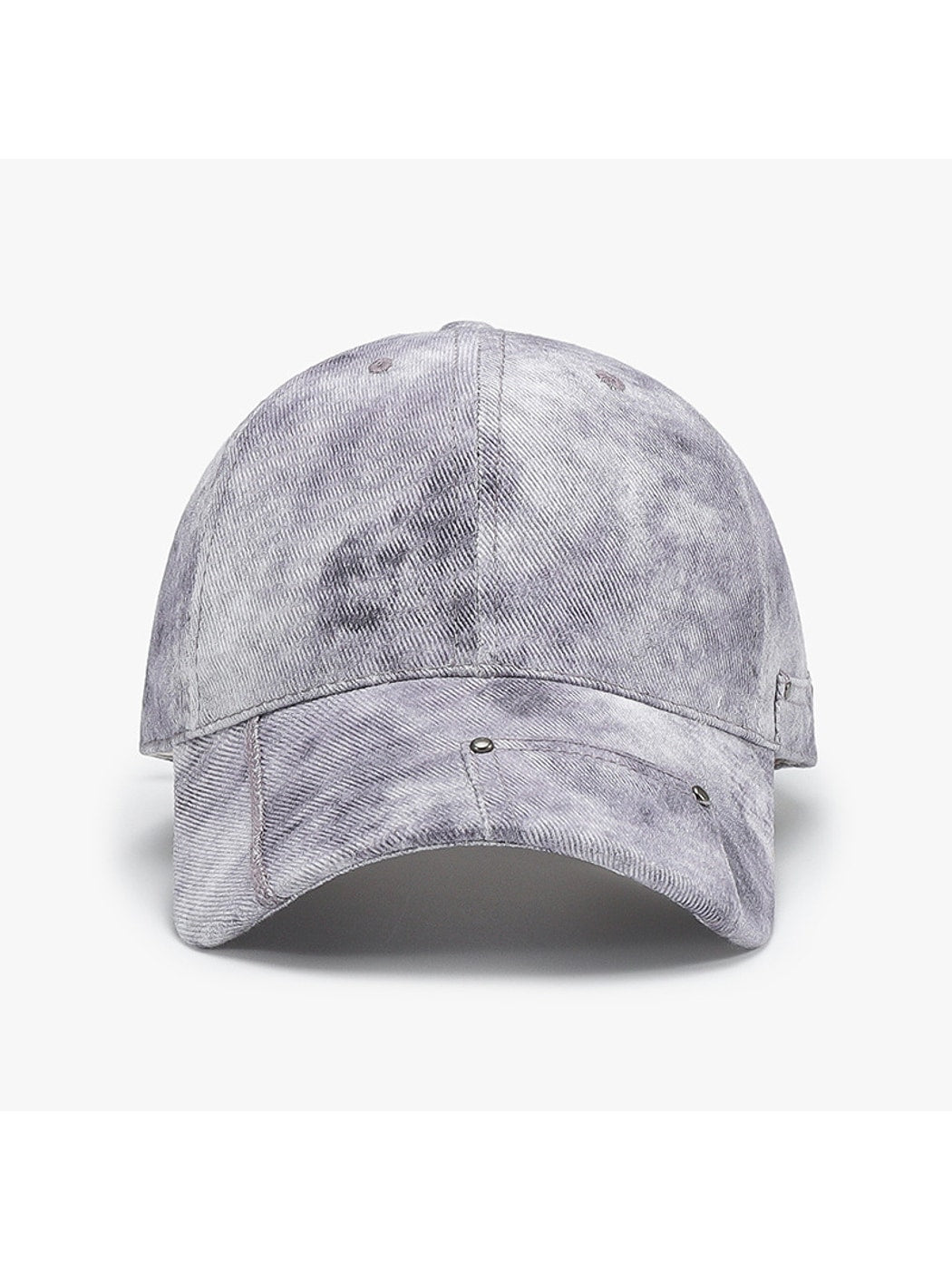 Haila - Adjustable Curved Brim Solid Color Baseball Cap