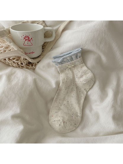 Rufia - Cute Bow Cartoon Lightweight Ankle Socks