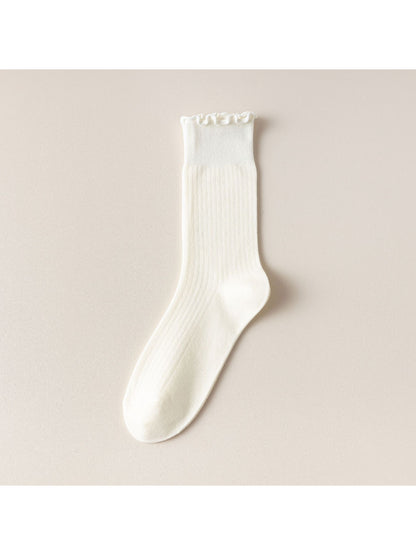 Rufia - Calm Tone Ribbed Crew Socks product image 5