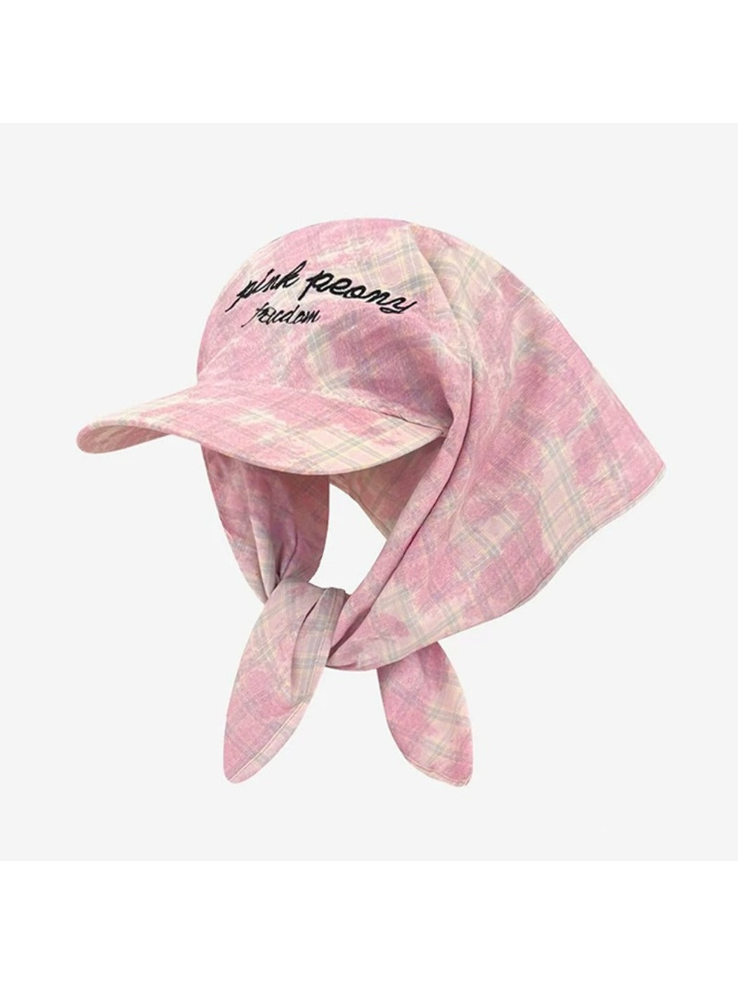 Haila - Vintage Plaid Scarf Cap