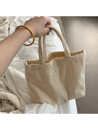 Cosbai - Open-Top Double Strap Hand-Carry Bag