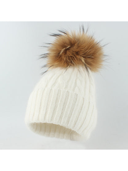 Haila - Thickened Ribbed Cuff Winter Knit Beanie