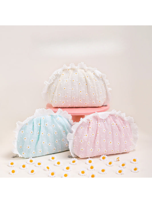 Cosbai - Daisy Ruffle Clutch Pouch