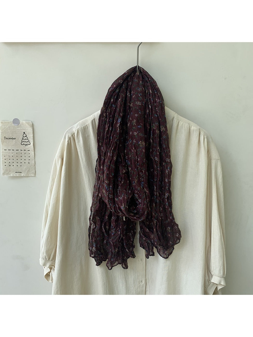 Scarvii - Vintage Scarf & Shawl Wrap with Floral Print
