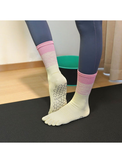 Rufia – Gradient Five-Toe Grip Yoga Socks