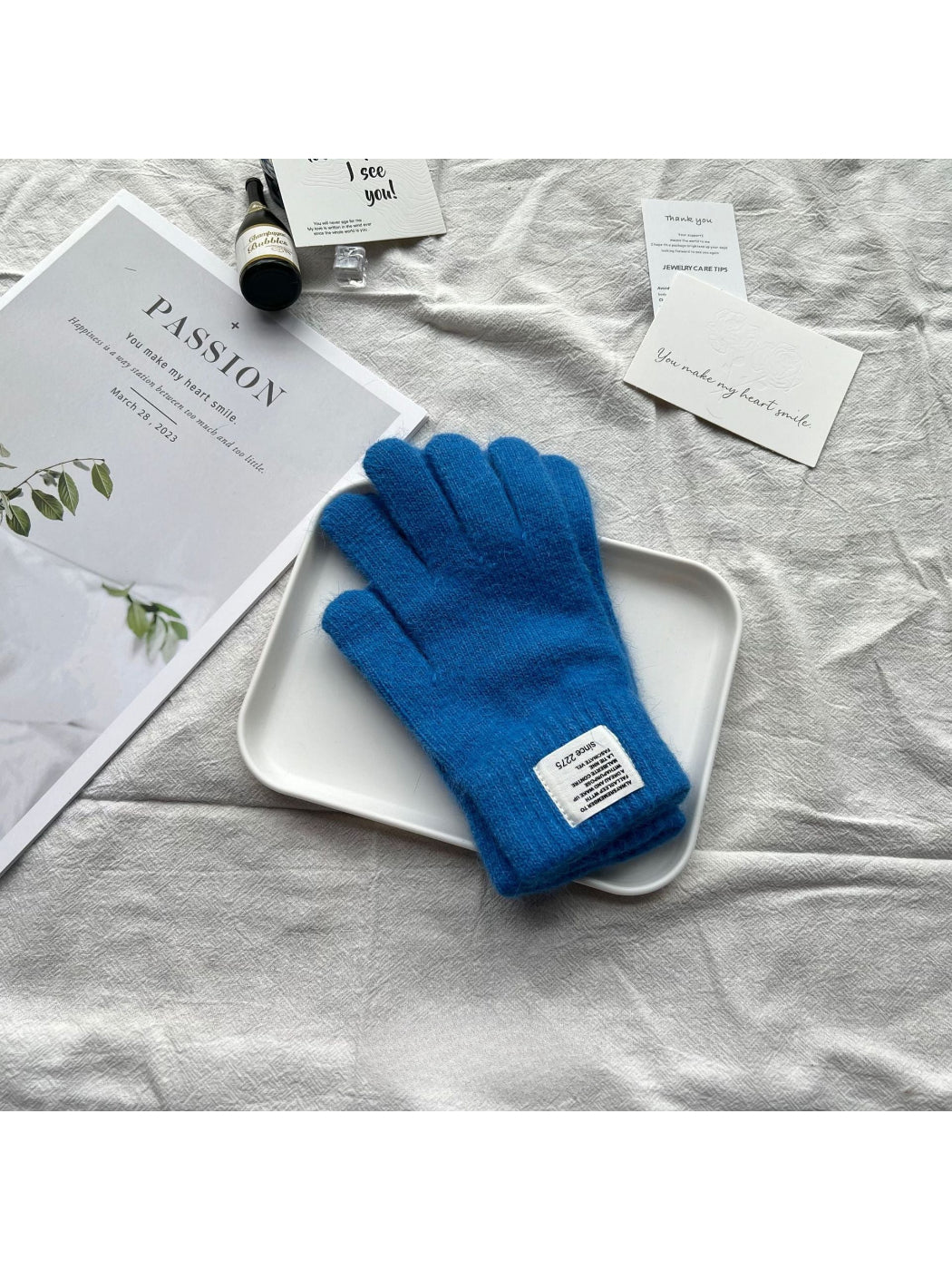 Gloving - Fuzzy Solid-Color Winter Gloves