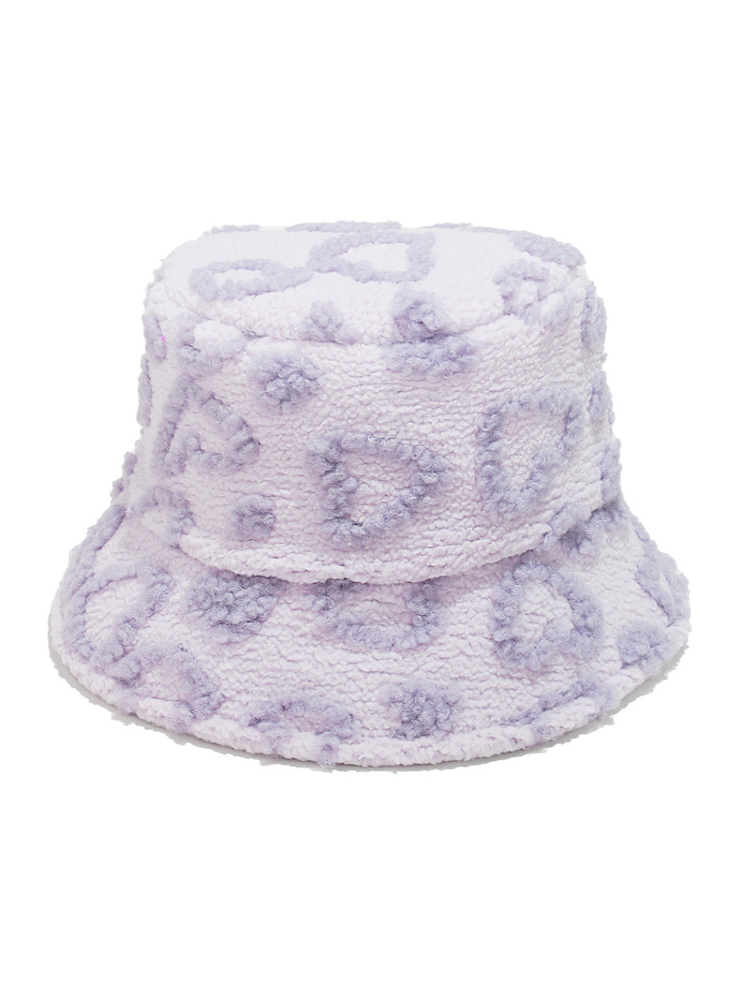 Haila Leopard Texture Fuzzy Bucket Hat