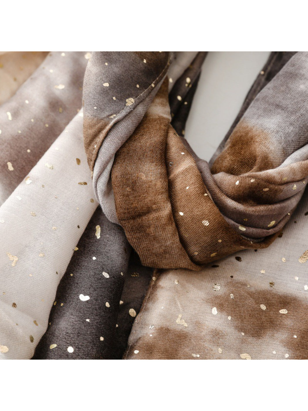 Scarvii - Abstract Wash Texture Soft Scarf