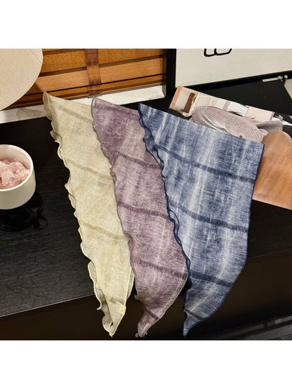 Scarvii - Lightweight Plain Weave Triangle Bandana