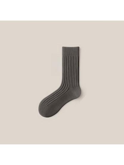 Rufia - Solid Color Everyday Crew Socks