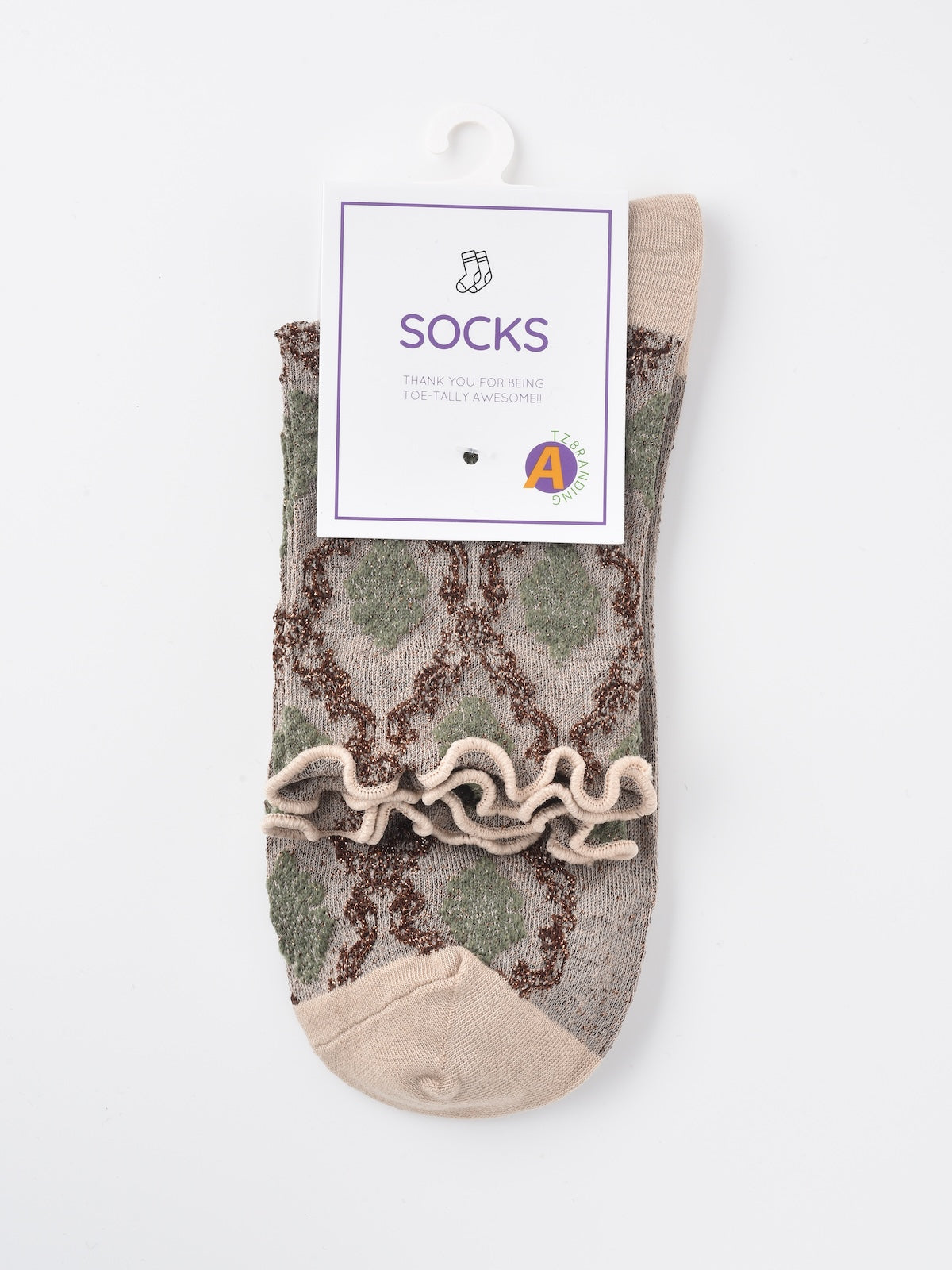 Rufia - Retro Argyle Pattern Women's Socks