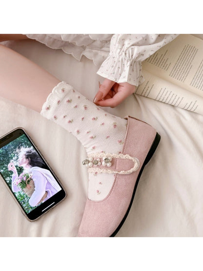 Rufia - Ditsy Floral Crew Socks