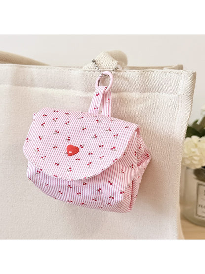 Cosbai - Cute Plaid Printed Coin Pouch