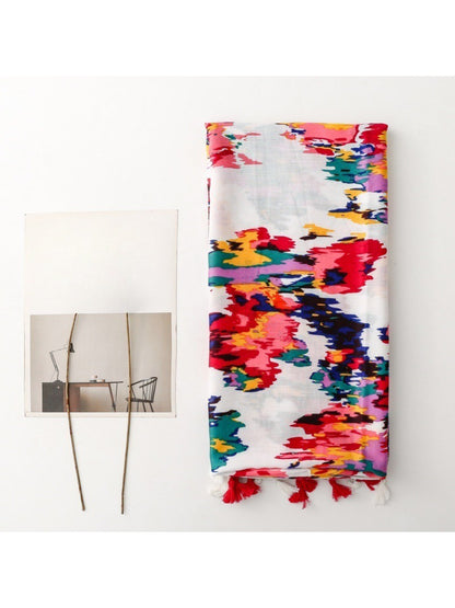 Scarvii - Modern Brush Pattern Scarf