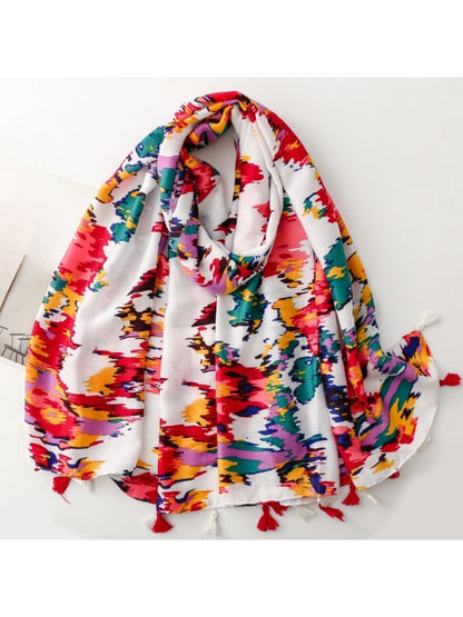 Scarvii - Modern Brush Pattern Scarf