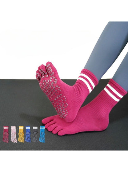 Rufia - Anti-Slip Five-Toe Yoga Socks