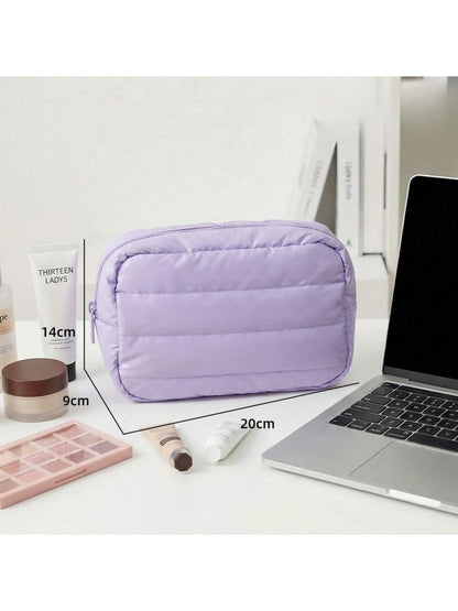 Cosbai - Quilted Puffer Cosmetic Bag