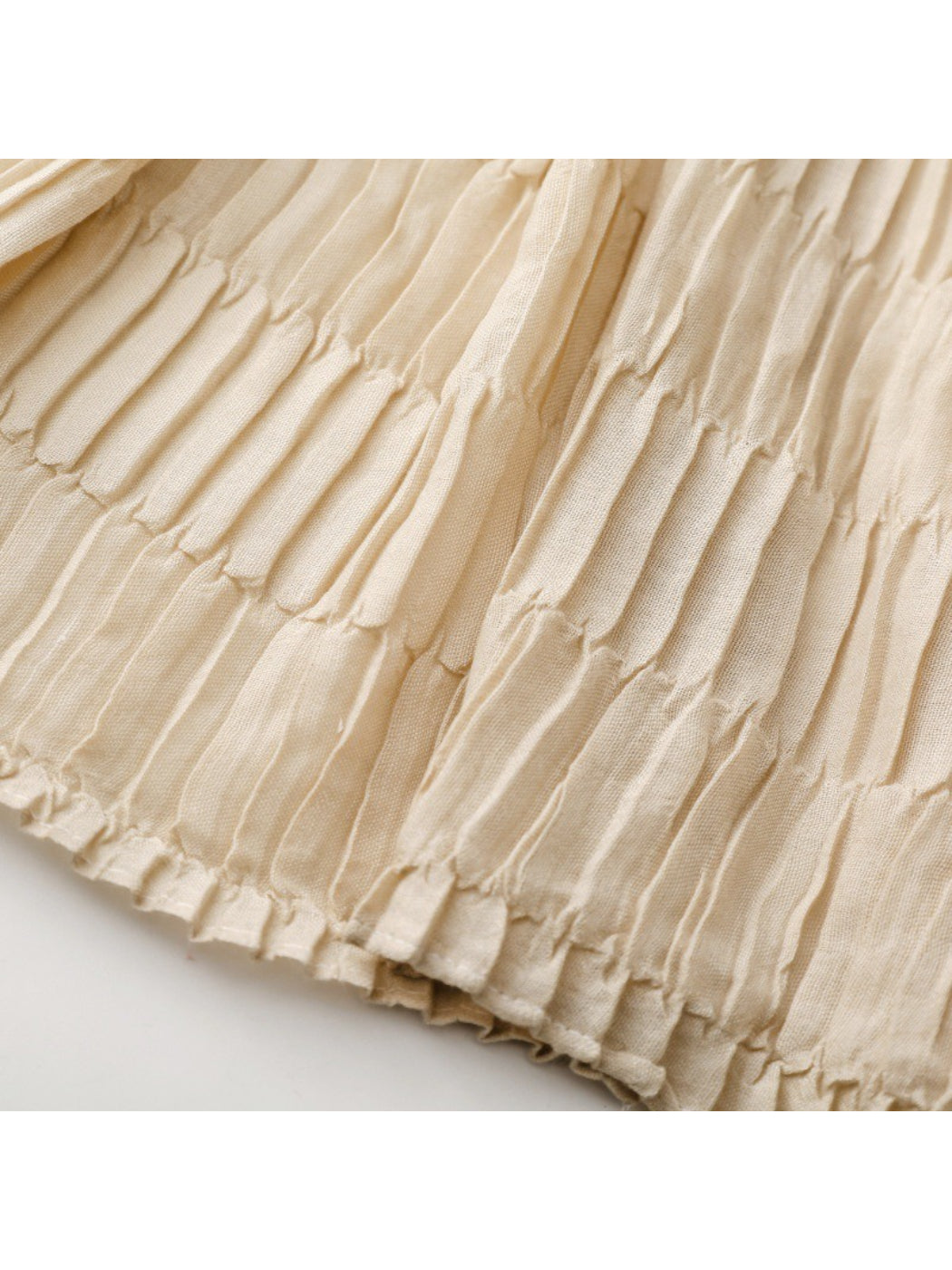 Scarvii - Textured Pleated Finish Long Scarf