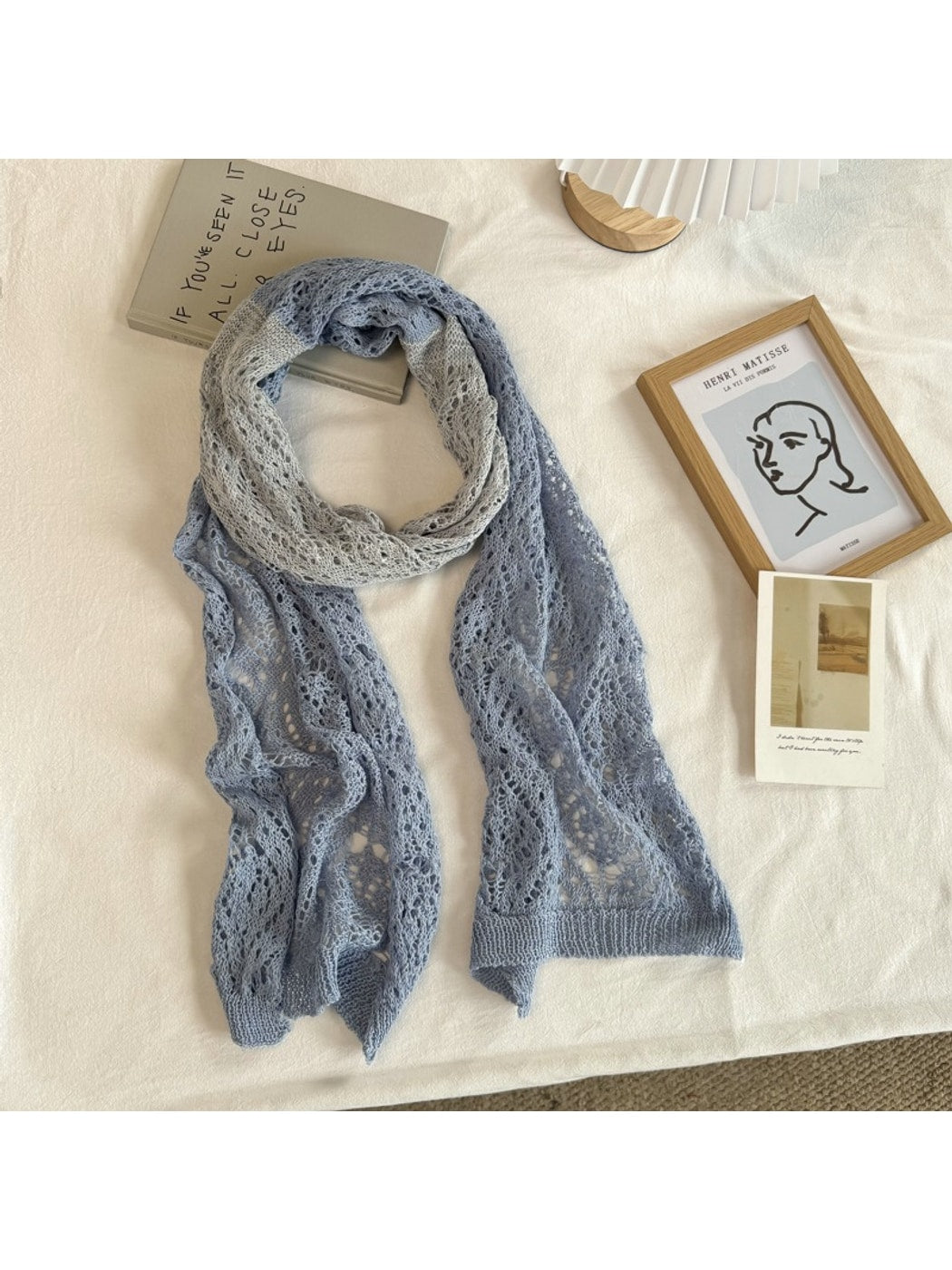 Scarvii - Simple Openwork Knit Scarf