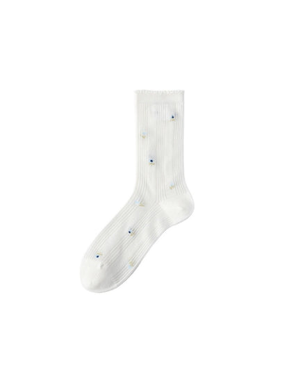 Rufia - Mixed Texture Knit Crew Socks product image 7