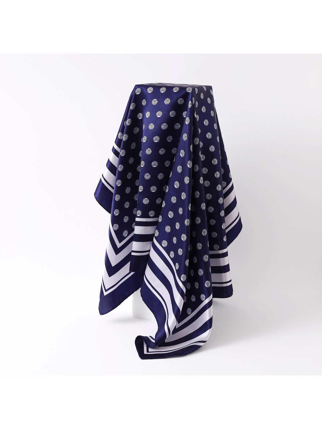 Scarvii - Elegant Polka Dot Neck Scarf