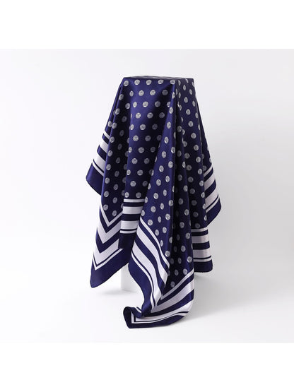 Scarvii - Elegant Polka Dot Neck Scarf