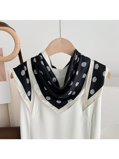 Scarvii Classic Polka Dot Triangle Scarf