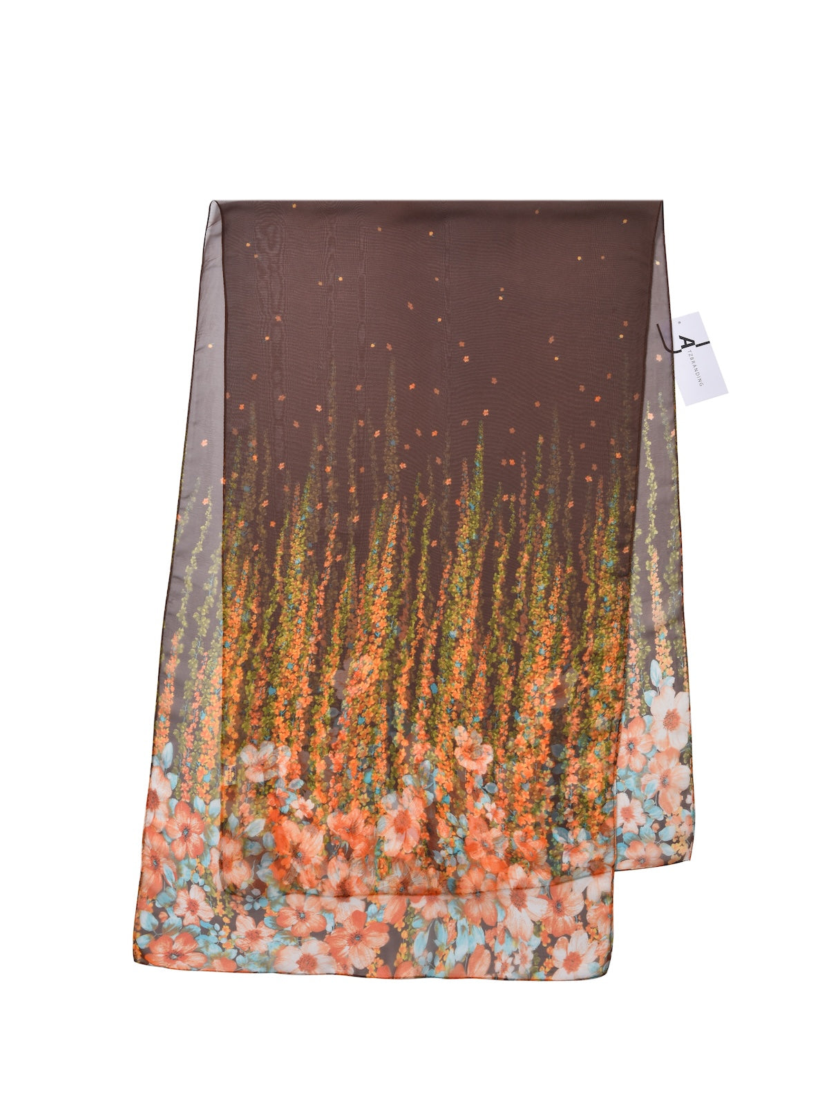 Scarvii - Floral Print Scarf - Lightweight & Elegant