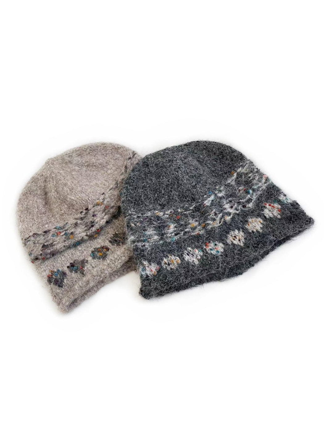 Haila - Vintage Jacquard Soft Knit Beanie