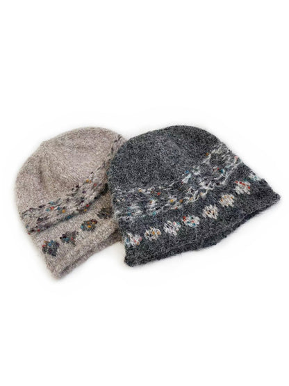 Haila - Vintage Jacquard Soft Knit Beanie