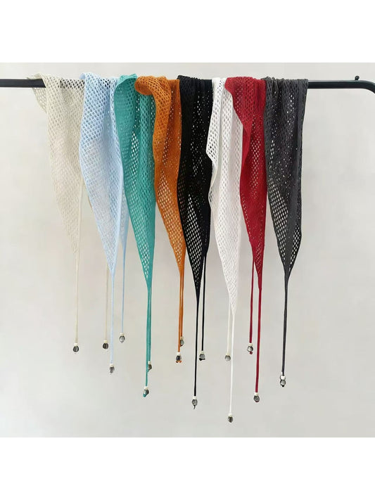 Scarvii - Hollow Out Mesh Triangle Headband