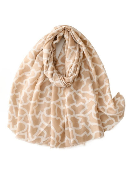 Scarvii - Minimalist Geometric Print Scarf & Shawls