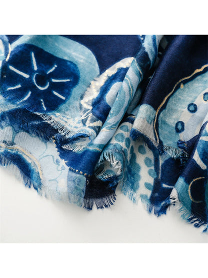 Scarvii - Soft Graphic Pattern Spring Summer Scarf