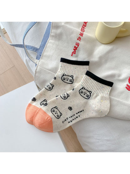 Rufia - Playful Graphic No Show Socks product image 4