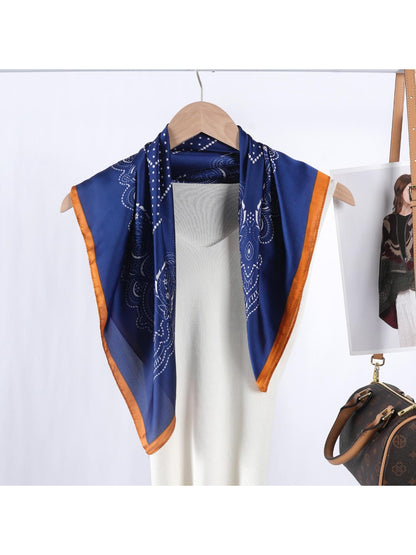 Scarvii - Classic Paisley Border Square Scarf