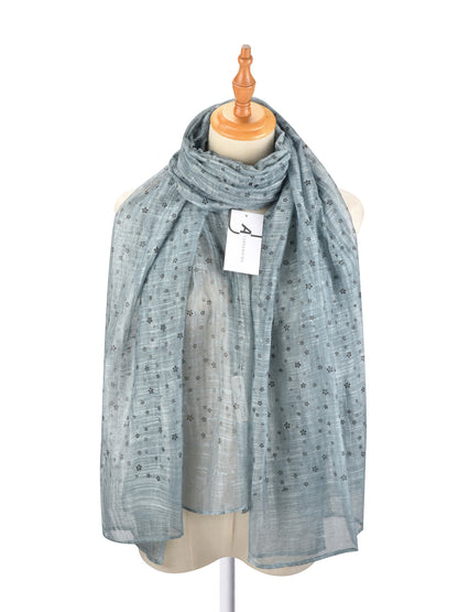 Scarvii - Soft Floral Pattern Scarf
