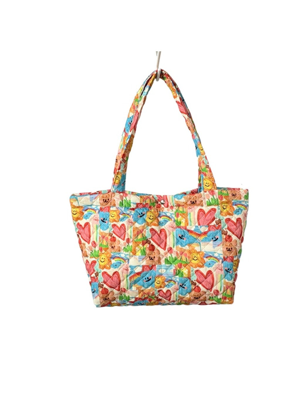 Cosbai – Quilted Cartoon Tote Bag