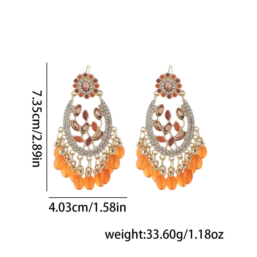 Earwish - Bohemian Beaded Earrings - Luxe Tassel