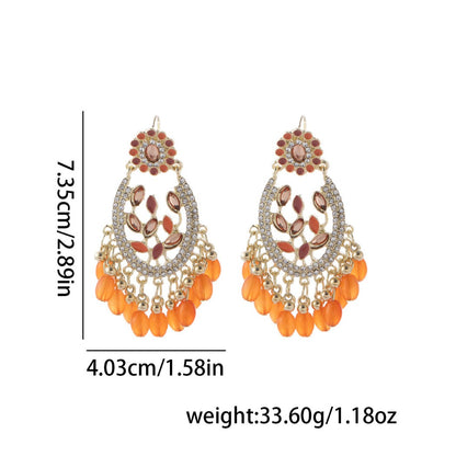 Earwish - Bohemian Beaded Earrings - Luxe Tassel