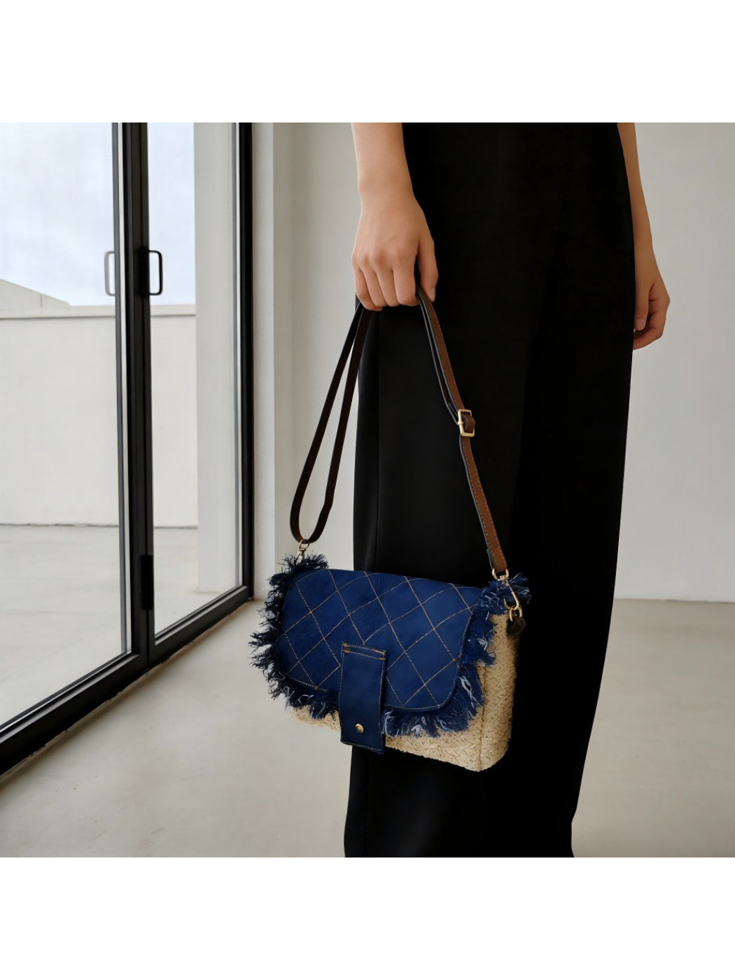 Cosbai Fringe Shoulder Saddle Bag product image